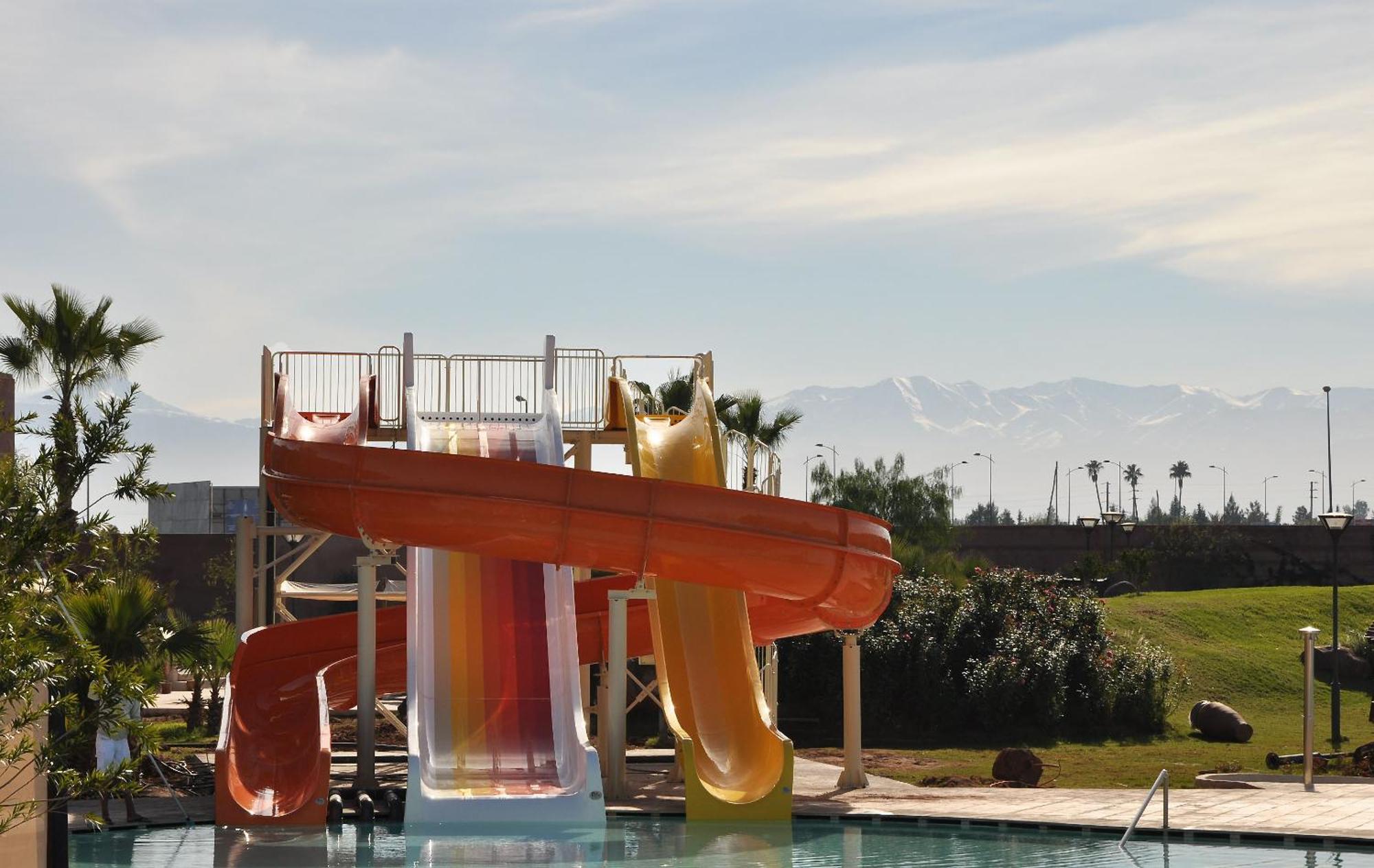 Готель Kenzi Club Agdal Medina Lahebichate Екстер'єр фото The water park at the hotel